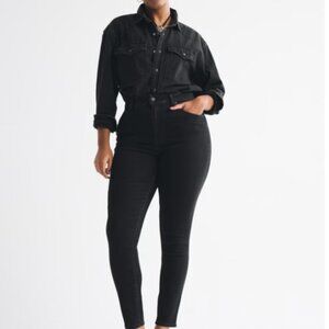 Abercrombie and Fitch Super Skinny high rise Curve Love